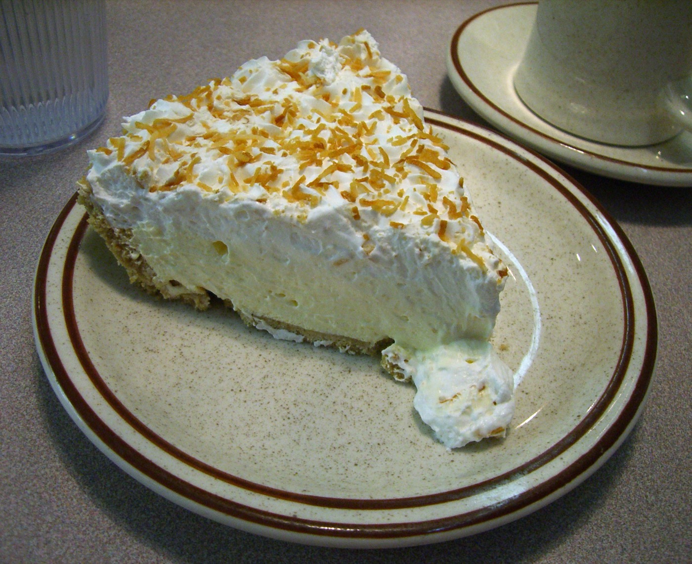 Yelapa coconut cream pie slice