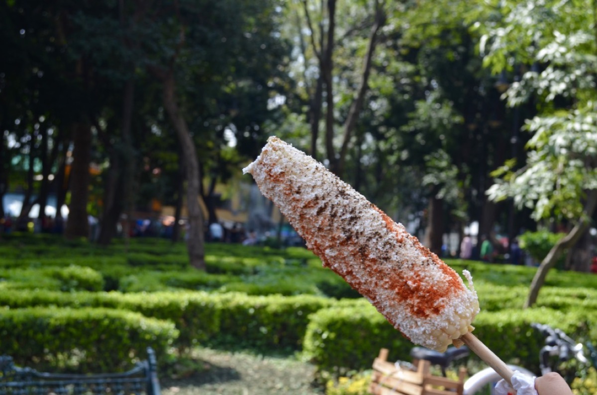 Mexican elote street corn