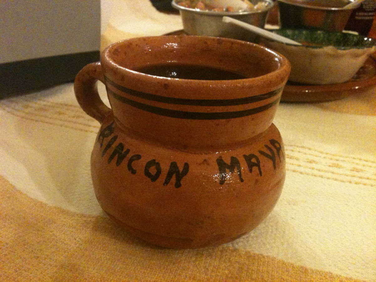 Café de olla in clay cup