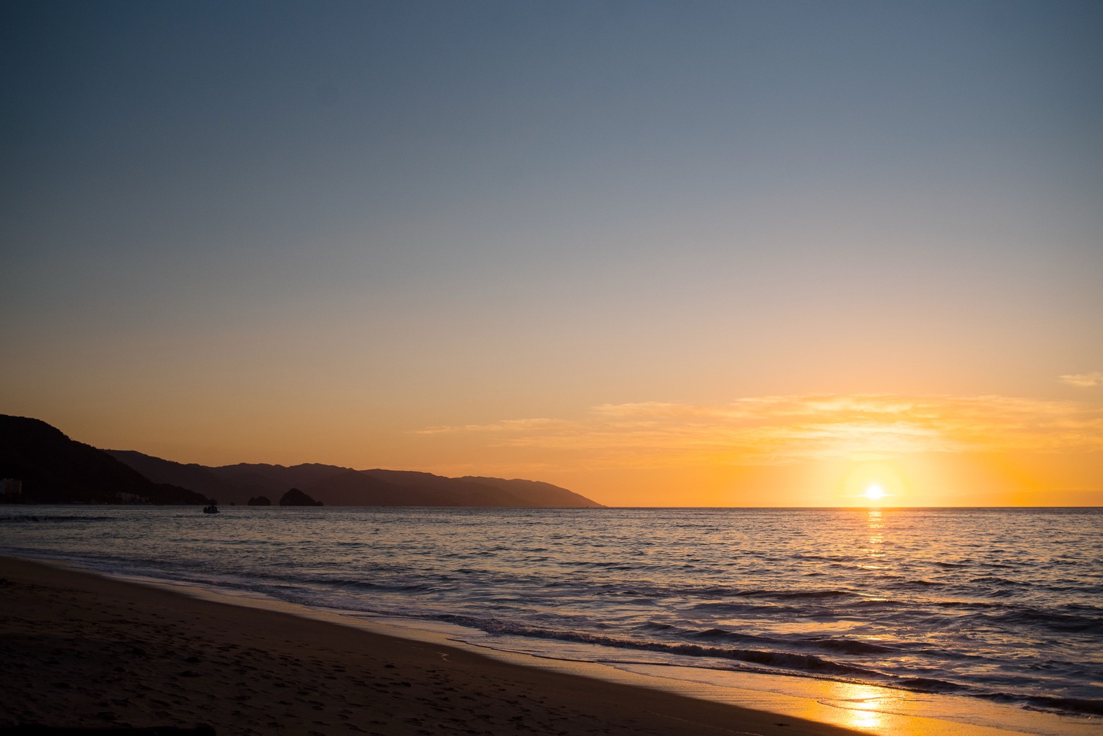 Sunset over Banderas Bay