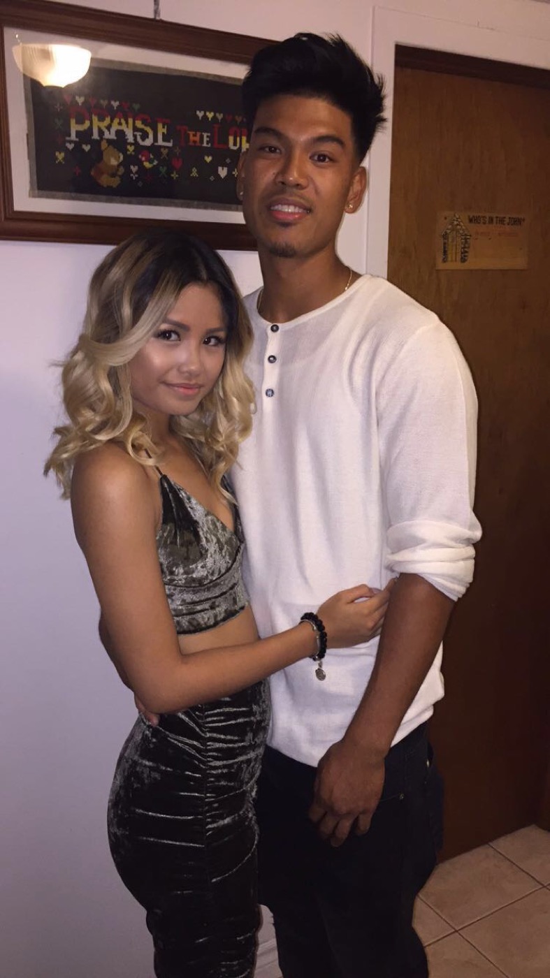 Philip and Kaitlin in their early dating days